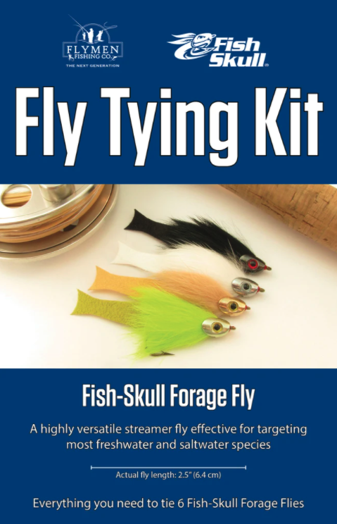 Flymen Fishing Fish Skull Forage Fly Tying Kit